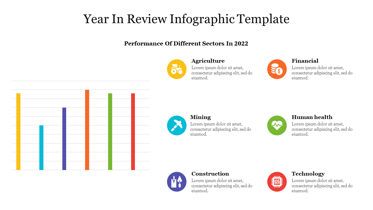 Year In Review Infographic Template